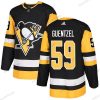 Pittsburgh Penguins #59 Jake Guentzel Musta Kotiottelu Aito Ommeltu NHL Paita – Nuoret