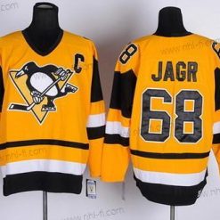 Pittsburgh Penguins #68 Jaromir Jagr Keltainen Retro CCM Paita – Miesten