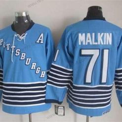 Pittsburgh Penguins #71 Evgeni Malkin 1967-68 Sininen CCM Vintage Paita – Miesten