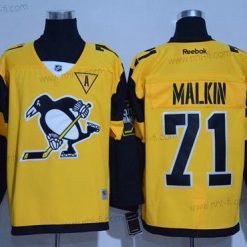 Pittsburgh Penguins #71 Evgeni Malkin Kulta 2017 Stadium Series Ommeltu NHL Paita – Miesten