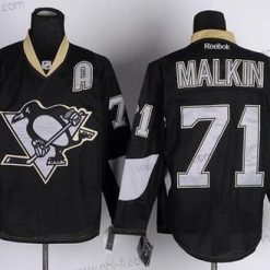 Pittsburgh Penguins #71 Evgeni Malkin Musta Ice Paita – Miesten