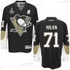 Pittsburgh Penguins #71 Evgeni Malkin Musta Maajoukkue Color 2017 Stanley Cup NHL Finals A Patch Paita – Miesten