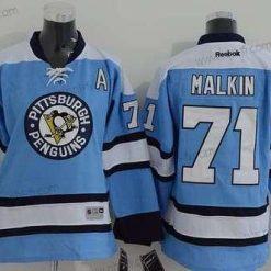 Pittsburgh Penguins #71 Evgeni Malkin Vaihtopaita Sininen NHL Reebok – Nuoret