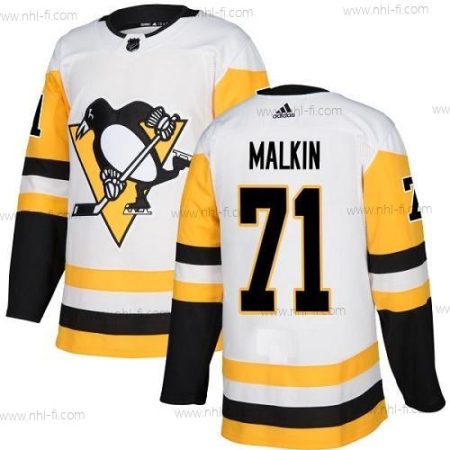 Pittsburgh Penguins #71 Evgeni Malkin Valkoinen Road Aito Ommeltu NHL Paita – Nuoret