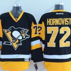 Pittsburgh Penguins #72 Patric Hornqvist Musta Vieras Paita – Miesten