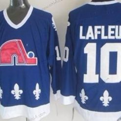 Quebec Nordiques #10 Guy Lafleur Laivastonsininen Sininen Retro CCM Paita – Miesten