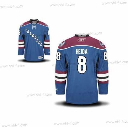 Reebok Colorado Avalanche #8 Jan Hejda Aito Royal Sininen Vaihtopaita NHL Paita – Miesten