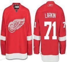 Reebok Detroit Red Wings #71 Dylan Larkin Premier Kotiottelu Punainen Paita – Miesten