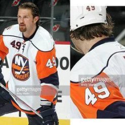 Reebok New York Islanders #49 Mitch Fritz Valkoinen Paita – Miesten