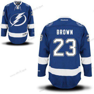 Reebok Tampa Bay Lightning #23 J.T Brown Premier Royal Sininen Kotiottelu NHL Paita – Miesten