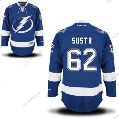 Reebok Tampa Bay Lightning #62 Andrej Sustr Royal Sininen Kotiottelu NHL Paita – Miesten