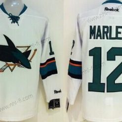 San Jose Sharks #12 Patrick Marleau 2014 Valkoinen Paita – Miesten