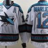 San Jose Sharks #12 Patrick Marleau Valkoinen Paita – Miesten