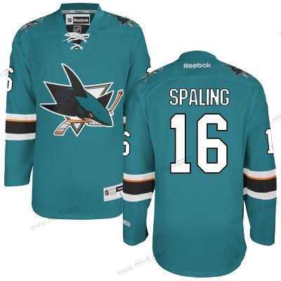 San Jose Sharks #16 Nick Spaling Sinivihreä Kotiottelu Paita – Miesten