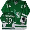 San Jose Sharks #19 Joe Thornton St. Patrick’S Day Vihreä Paita – Lasten