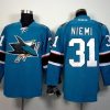 San Jose Sharks #31 Antti Niemi 2014 Sininen Paita – Miesten