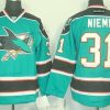 San Jose Sharks #31 Antti Niemi Sininen Paita – Miesten