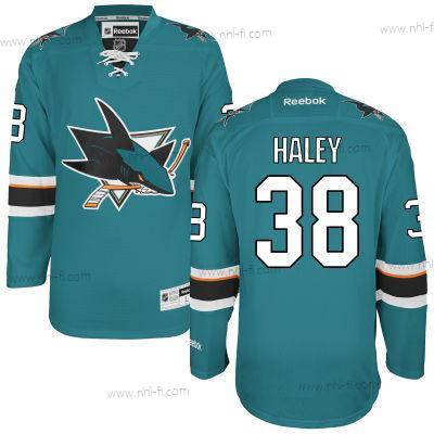 San Jose Sharks #38 Micheal Haley Sinivihreä Kotiottelu Paita – Miesten