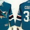 San Jose Sharks #39 Logan Couture 2014 Sininen Paita – Lasten