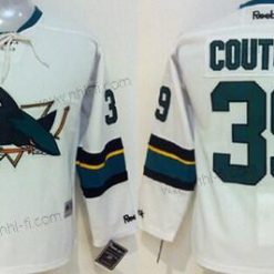 San Jose Sharks #39 Logan Couture 2014 Valkoinen Paita – Lasten