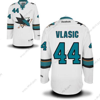 San Jose Sharks #44 Marc-Edouard Vlasic Valkoinen Kolmas Jääkiekko Paita – Miesten