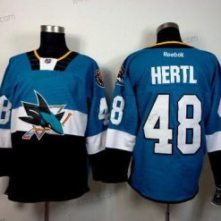 San Jose Sharks #48 Tomas Hertl 2015 Stadium Series Sininen #2 Musta Paita – Miesten