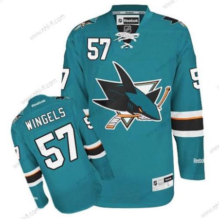 San Jose Sharks #57 Tommy Wingels Sinivihreä Kotiottelu Paita – Miesten