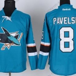 San Jose Sharks #8 Joe Pavelski 2014 Sininen Paita – Miesten