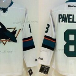 San Jose Sharks #8 Joe Pavelski 2014 Valkoinen Paita – Miesten