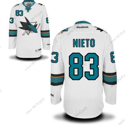 San Jose Sharks #83 Matt Nieto Valkoinen Kolmas Paita – Miesten