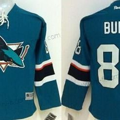 San Jose Sharks #88 Brent Burns 2014 Sininen Paita – Lasten