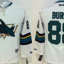 San Jose Sharks #88 Brent Burns 2014 Valkoinen Paita – Lasten