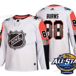 San Jose Sharks #88 Brent Burns Valkoinen 2018 NHL All-Star Ommeltu Jääkiekko Paita – Miesten