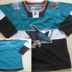 San Jose Sharks Tyhjä 2015 Stadium Series Sininen #2 Musta Paita – Miesten