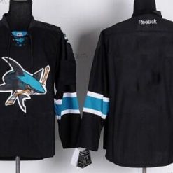 San Jose Sharks Tyhjä Musta Vieras Paita – Miesten