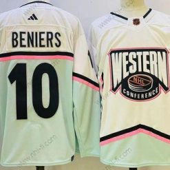 Seattle Kraken #10 Matty Beniers 2023 Valkoinen All-Star Game Ommeltu Paita – Miesten