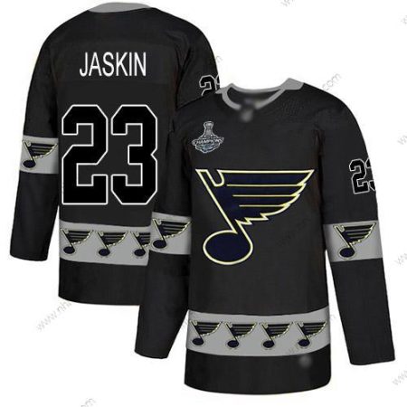 Sininens #23 Dmitrij Jaskin Musta Aito Maajoukkue Logo Stanley Cup Champions Ommeltu Jääkiekko Paita – Miesten