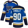 Sininens #90 Ryan O’Reilly Sininen Kotiottelu Aito Stanley Cup Champions Ommeltu Jääkiekko Paita – Miesten