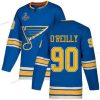 Sininens #90 Ryan O’Reilly Sininen Vaihtopaita Aito Stanley Cup Champions Ommeltu Jääkiekko Paita – Miesten