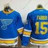 St. Louis Blues #15 Robby Fabbri Sininen 2017 Talvi Klassinen Ommeltu NHL Paita – Nuoret