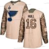 St. Louis Blues #16 Brett Hull Maastokuvio Aito 2017 Veterans Day 2019 Stanley Cup Final Bound Ommeltu Jääkiekko Paita – Miesten