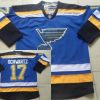 St. Louis Blues #17 Jaden Schwartz 2014 Sininen Paita – Miesten