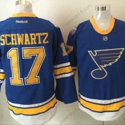 St. Louis Blues 17 Jaden Schwartz Sininen 2017 Talvi Klassinen Reebok Paita – Miesten