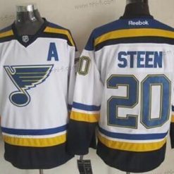 St. Louis Blues #20 Alexander Steen 2014 Valkoinen Paita – Miesten