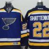 St. Louis Blues #22 Kevin Shattenkirk 2014 Sininen Paita – Miesten