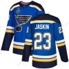 St. Louis Blues #23 Dmitrij Jaskin Sininen Kotiottelu Aito 2019 Stanley Cup Final Bound Ommeltu Jääkiekko Paita – Miesten