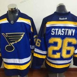 St. Louis Blues #26 Paul Stastny 2014 Sininen Kotiottelu NHL Reebok Paita – Miesten