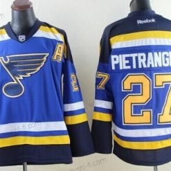 St. Louis Blues #27 Alex Pietrangelo 2014 Sininen Paita – Miesten