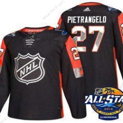 St. Louis Blues #27 Alex Pietrangelo Musta 2018 NHL All-Star Ommeltu Jääkiekko Paita – Miesten