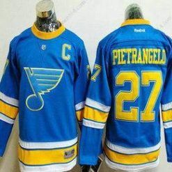 St. Louis Blues #27 Alex Pietrangelo Sininen 2017 Talvi Klassinen Ommeltu NHL Reebok Jääkiekko Paita – Miesten